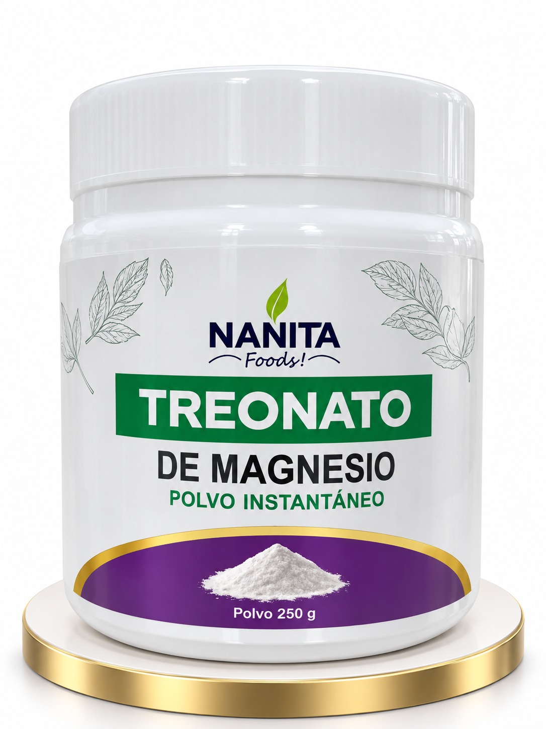 TREONATO DE MAGNESIO POTE X 250 GR